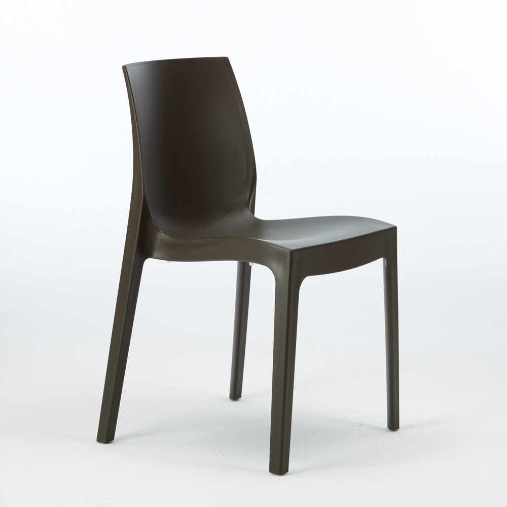 Tavolo Rettangolare Bianco 150x90 cm con 6 Sedie Colorate Tavolo Rettangolare Nero 150x90 cm con 6 Sedie Colorate