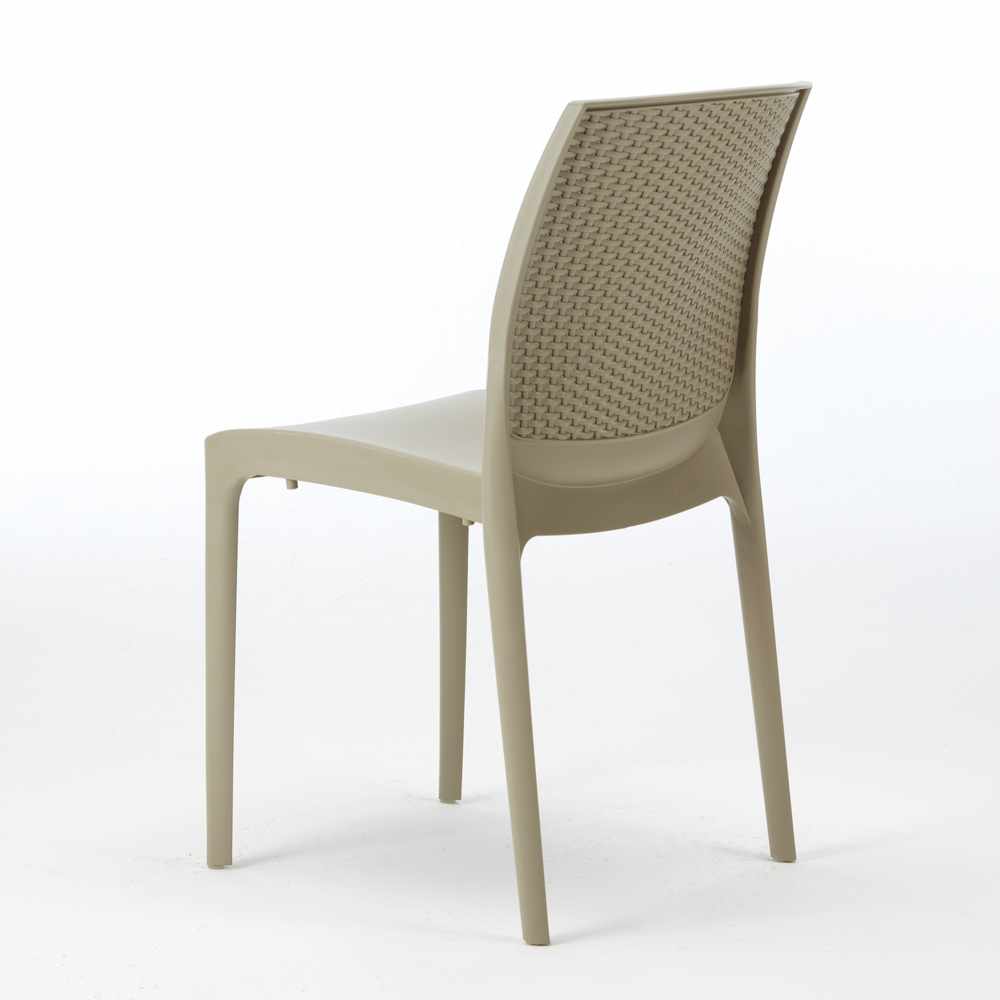 Chaise de Jardin Polyrotin café bar glaciers empilable BOHEME Grand