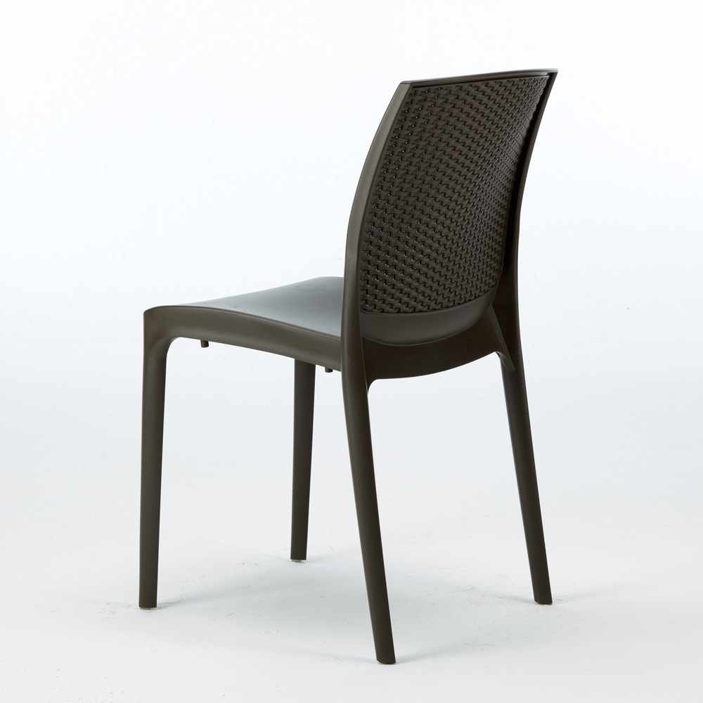 Chaise de Jardin Polyrotin café bar glaciers empilable BOHEME Grand