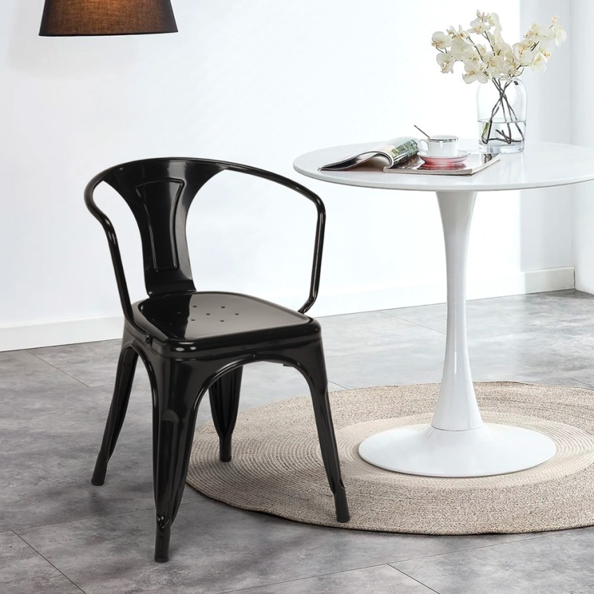 sedie industrial con braccioli acciaio per cucina e bar steel arm - Foto 19 di 49