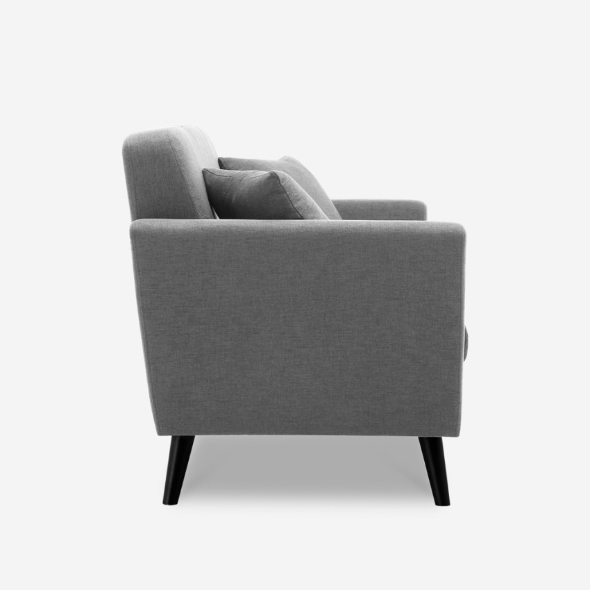Divano soggiorno 3 posti moderno design nordico resistente 191cm Hayem - Foto 16 di 22
