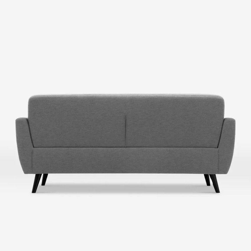 Divano soggiorno 3 posti moderno design nordico resistente 191cm Hayem - Foto 17 di 22