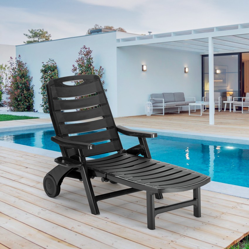 Lettino pieghevole in plastica per piscina e spiaggia Premiere Grand Soleil - Foto 15 di 18