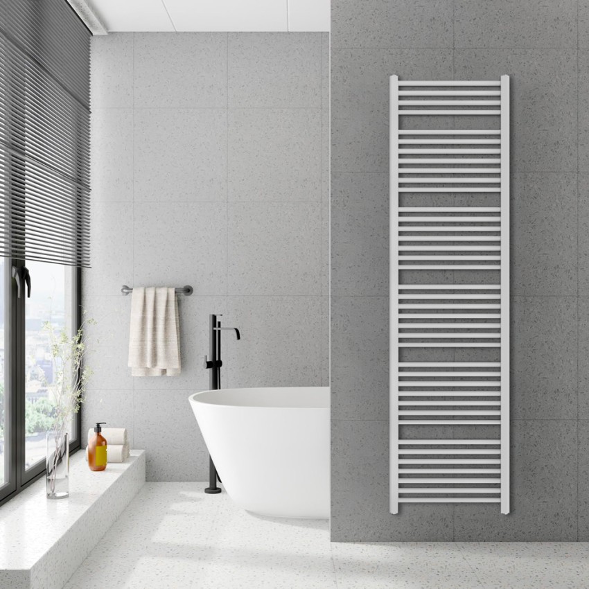 Termoarredo elettrico bagno 1200w scaldasalviette wifi verticale 180cm Tawoo XXL - Foto 3 di 15