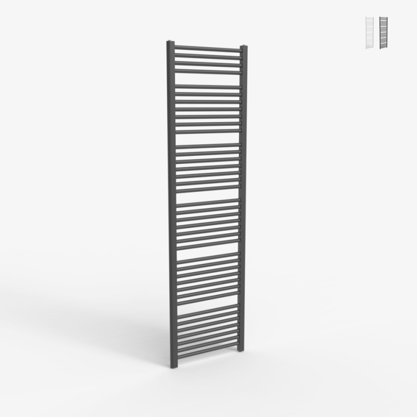 Termoarredo elettrico bagno 1200w scaldasalviette wifi verticale 180cm Tawoo XXL - Foto 9 di 15