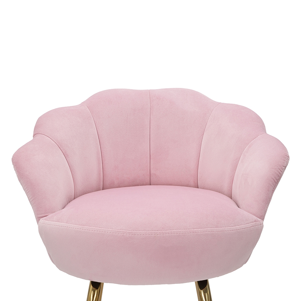 Sgabello bar cucina schienale a fiore gambe dorate h90cm Vienna - Foto 19 di 31