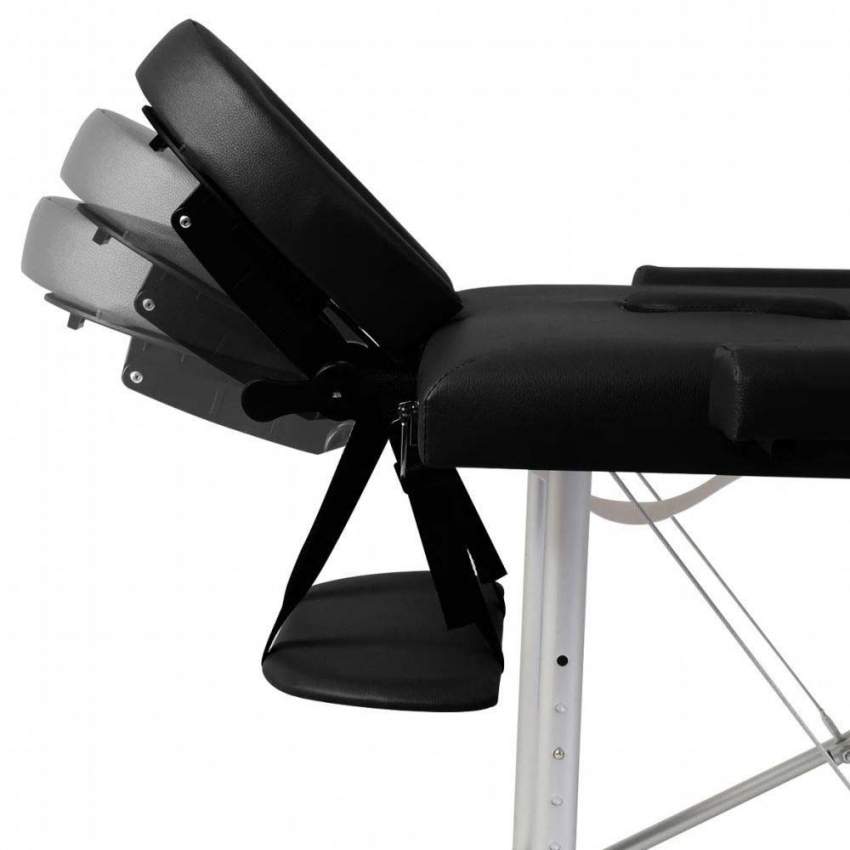 Lettino da Massaggio in Alluminio Pieghevole Portatile 2 Zone 210 cm Shiatsu - Foto 7 di 41