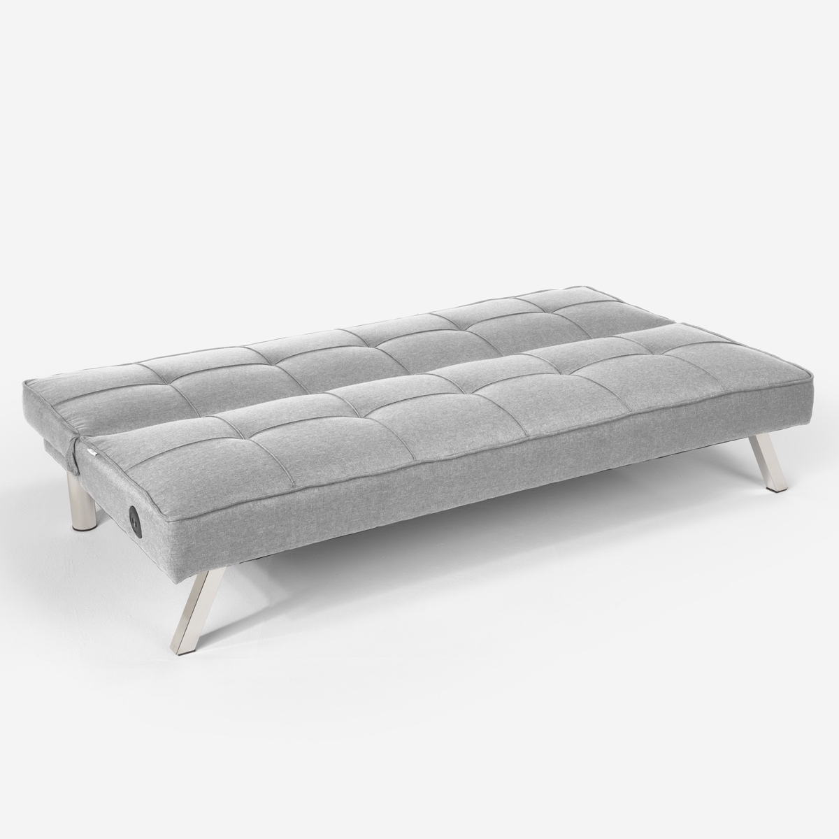 Divano letto in tessuto con porta USB e gambe in metallo design Astralis - Foto 21 di 50