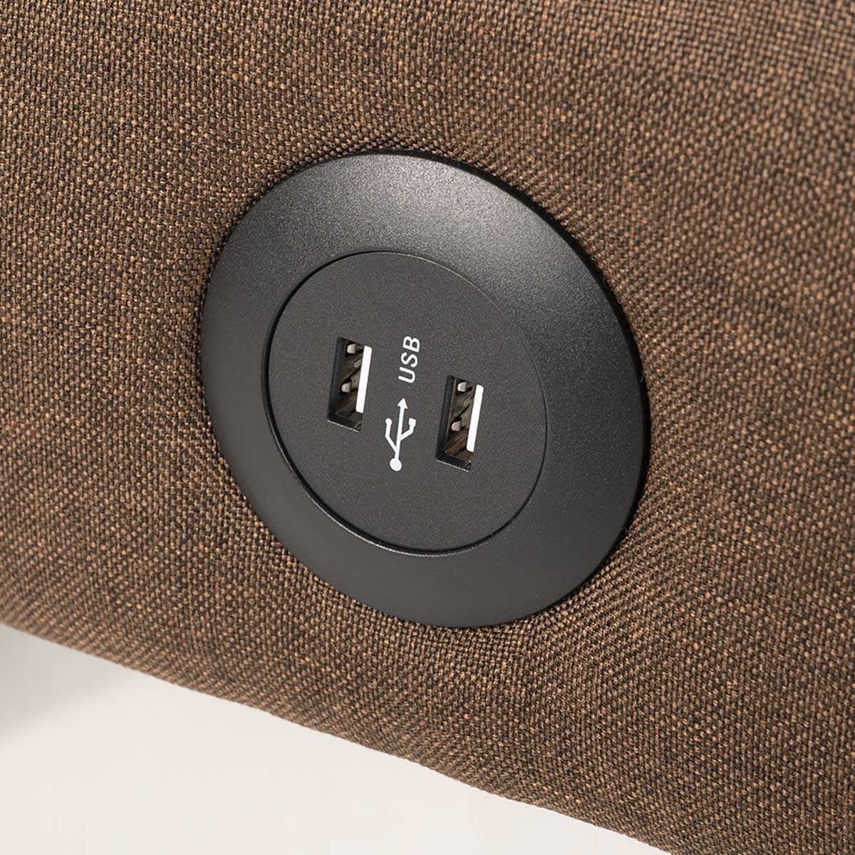 Divano letto in tessuto con porta USB e gambe in metallo design Astralis - Foto 47 di 50