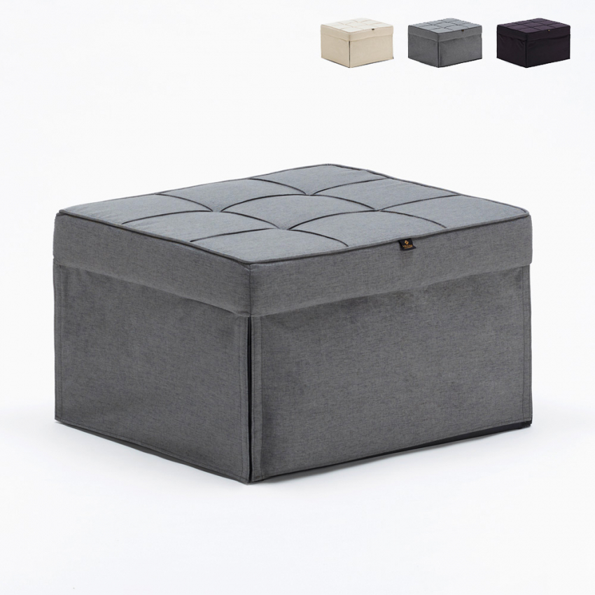 Sweet Relax Pouf Poltrona Letto Pieghevole In Tessuto