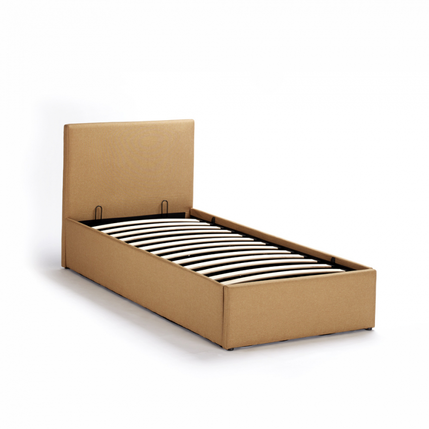 Letto singolo 1 piazza con rete e contenitore 80x190 Basel Twin - Foto 14 di 33