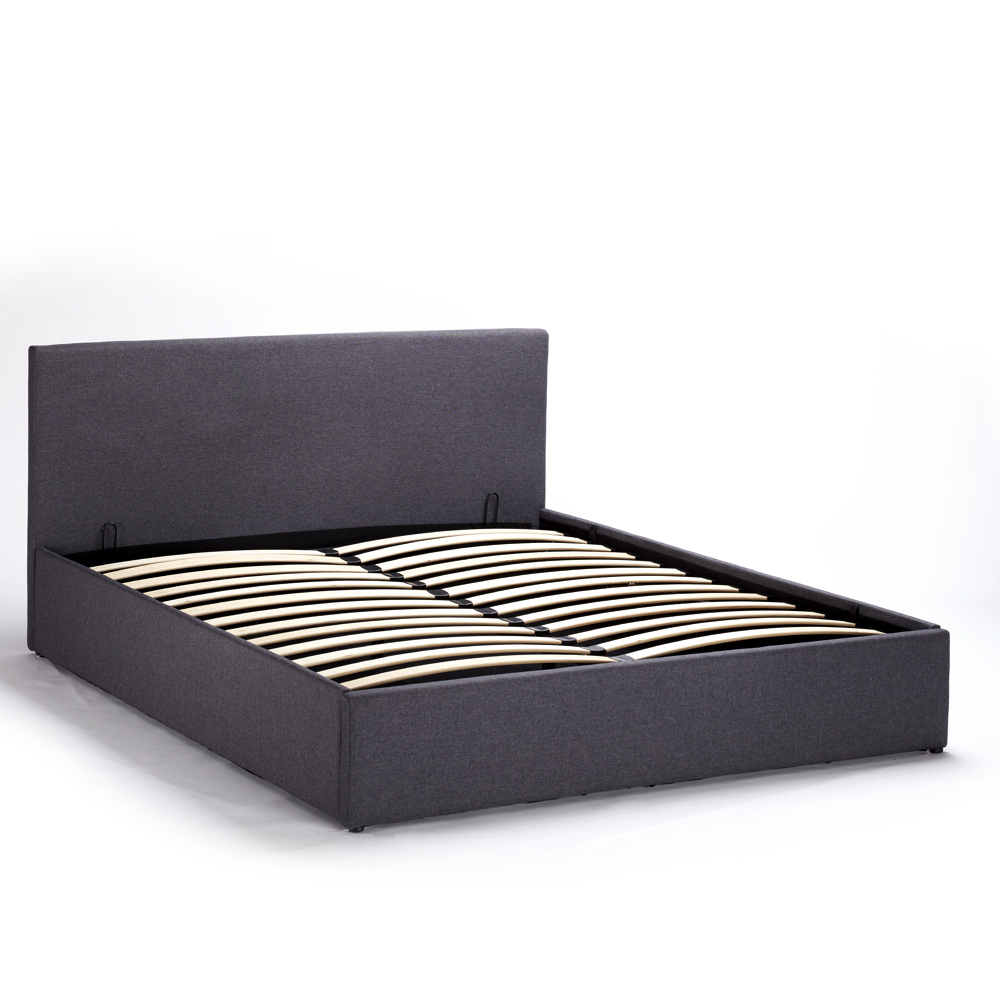 Letto matrimoniale 2 piazze con rete e contenitore 160x190 BASEL KING