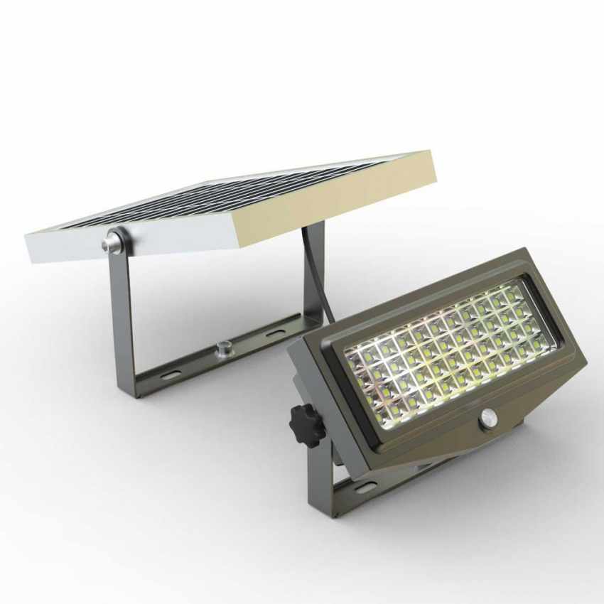 Faretto a energia solare led con sensore crepuscolare sunlight Faretto solare da esterno