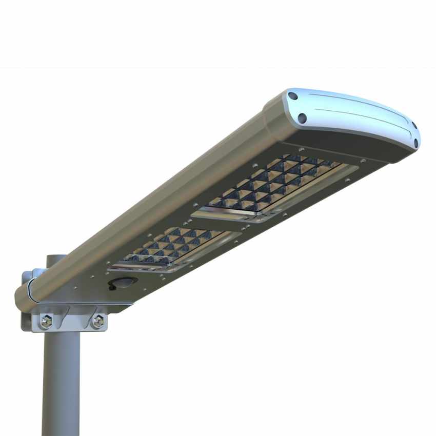 Lampione stradale a energia solare 48 superleds pathway Lampioni led esterno
