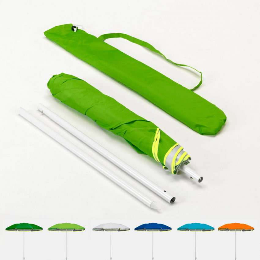 Ombrellone mare portatile molto leggero spiaggia tascabile 180 cm Pocket - Imagen 10 de 13