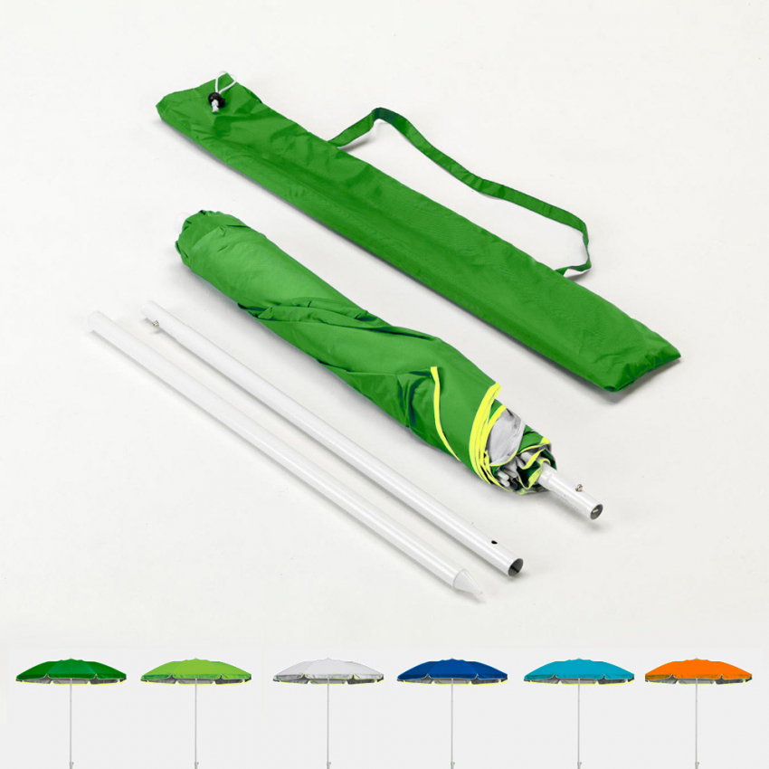 Ombrellone mare portatile molto leggero spiaggia tascabile 180 cm Pocket - Imagen 12 de 13