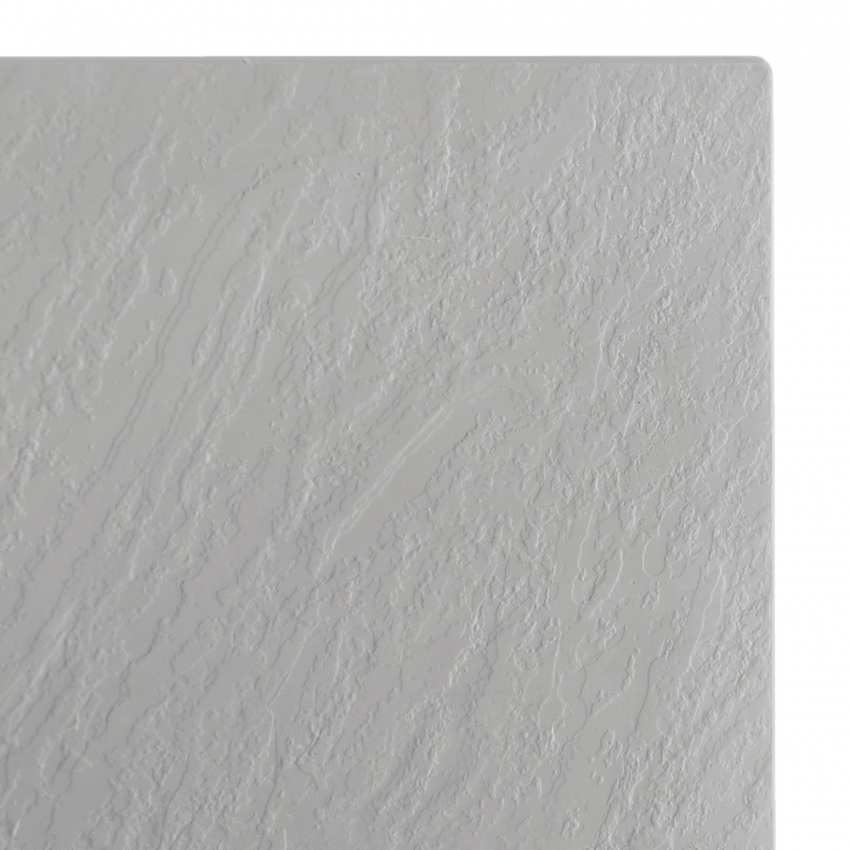 Piatto doccia filo pavimento in resina rettangolare 110x70 bagno moderno Stone - Foto 7 di 38