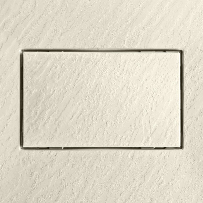 Piatto doccia filo pavimento rettangolare in resina 120x90 Stone - Foto 15 di 38