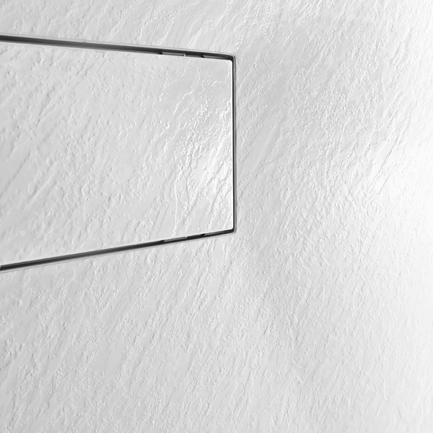 Piatto doccia filo pavimento rettangolare in resina 120x90 Stone - Foto 25 di 38