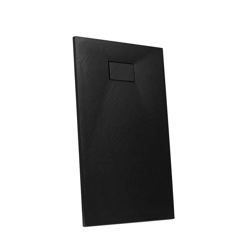 Piatto doccia filo pavimento rettangolare in resina 120x90 Stone - Foto 32 di 38