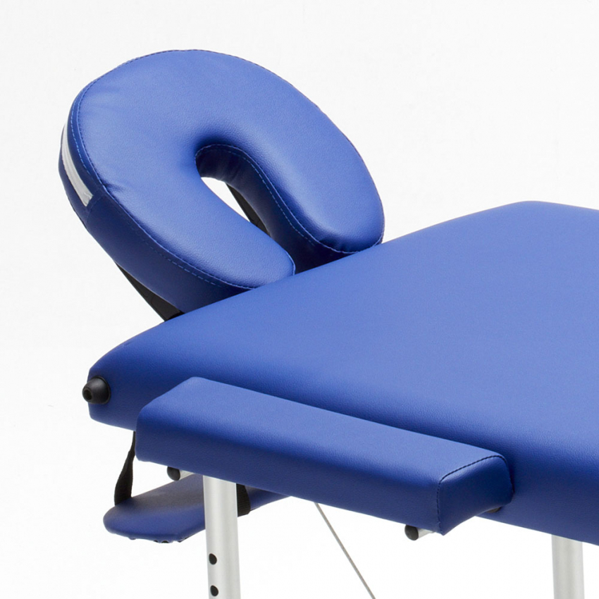 Lettino da Massaggio in Alluminio Pieghevole Portatile 2 Zone 210 cm Shiatsu - Foto 26 di 41