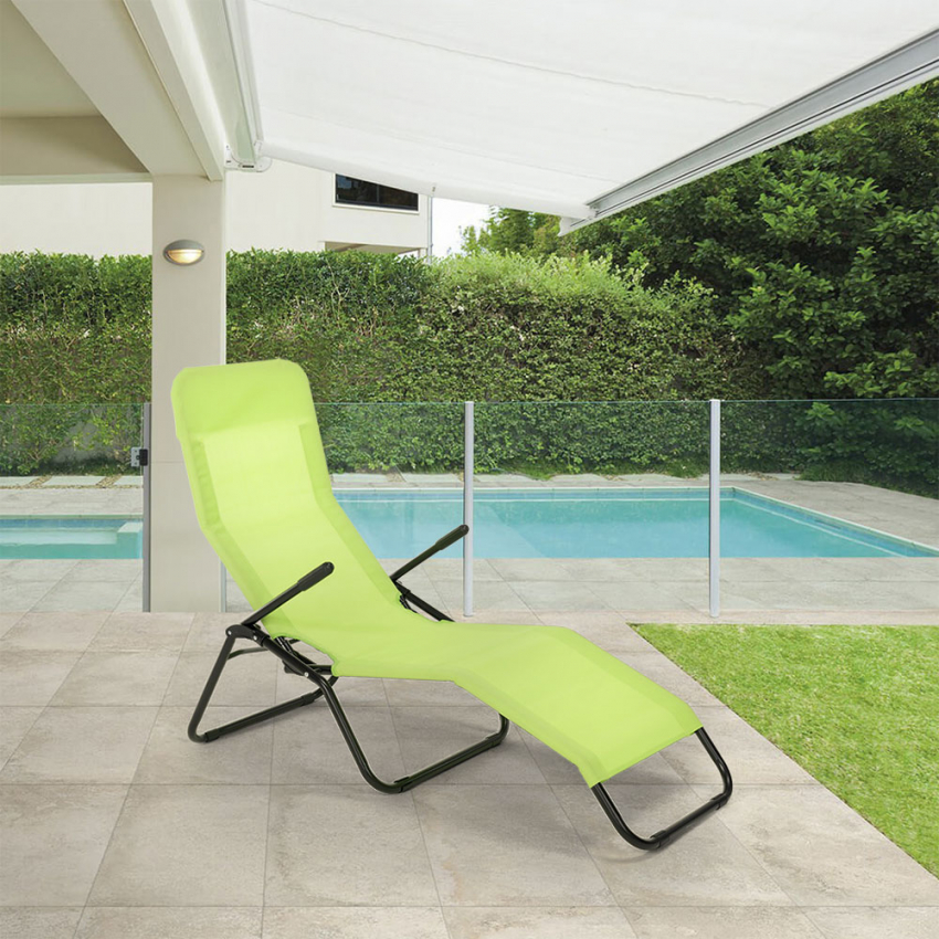 2 lettini sdraio pieghevole basculante zero gravity spiaggia giardino Pasha - Foto 17 di 29