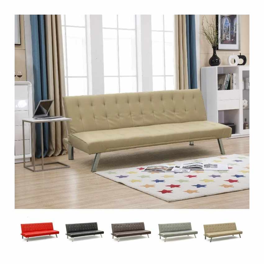 Divano in Similpelle Pronto Letto 3 Posti per Casa Ufficio Sala d ... Divano in Similpelle Pronto Letto 3 Posti per Casa Ufficio Sala d ...