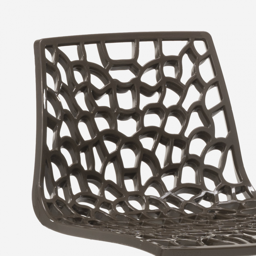 Sgabello design cucina bar base nero opaco regolabile Grand Soleil Spider Matt - Foto 36 di 61