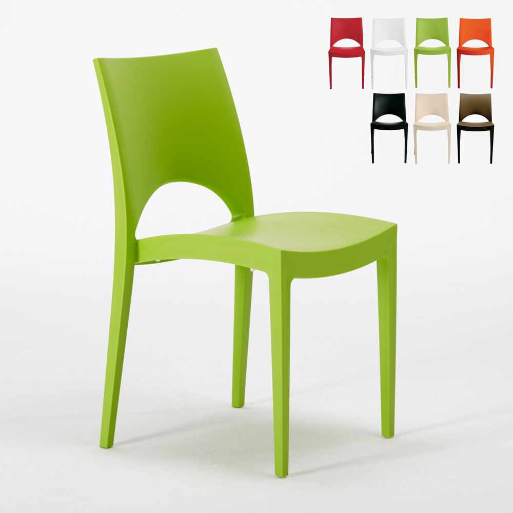 Sedie PARIS Grand Soleil per Cucina Casa Bar Polipropilene Impilabile Sedie PARIS Grand Soleil per Cucina Casa Bar Polipropilene Impilabile