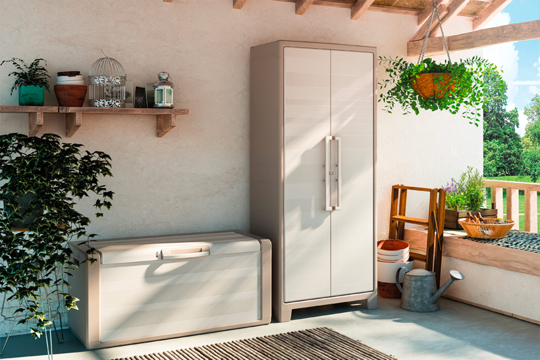 Armadio da esterno: come sceglierlo per un outdoor di design