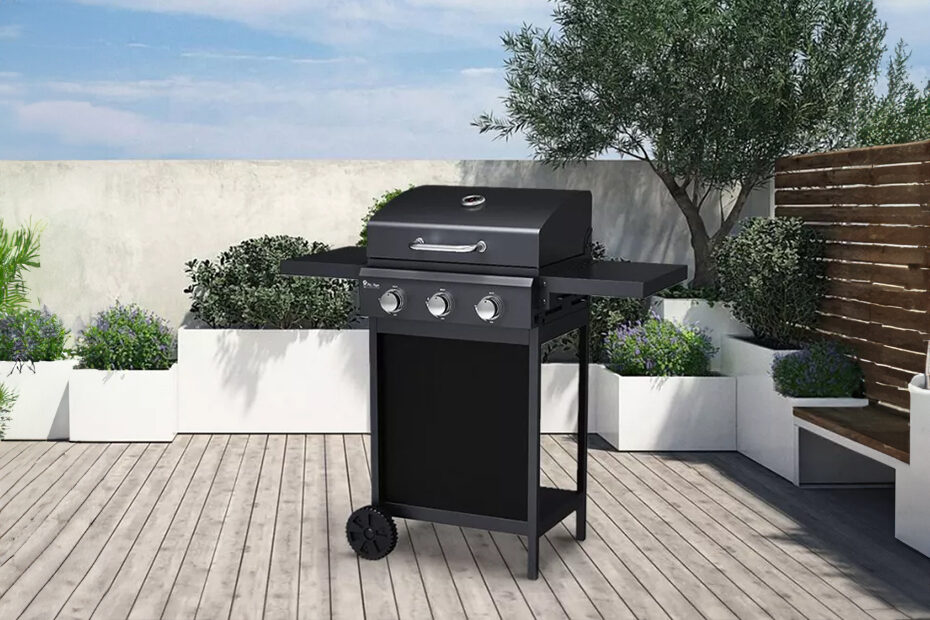 vidaXL Barbecue Esterno Cucina a Gas Completa Acciaio 4 Bruciatori con  Ruote : : Casa e cucina