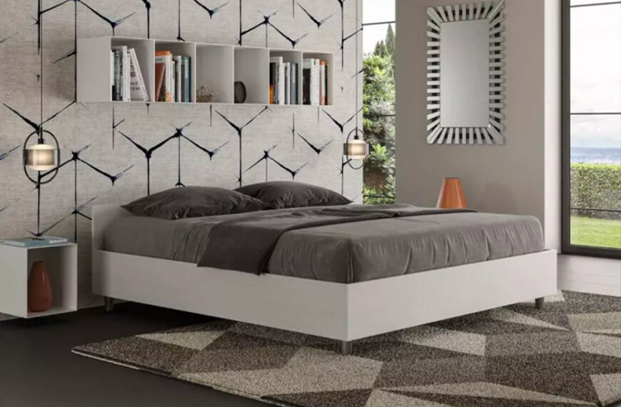 letto con contenitore o senza
