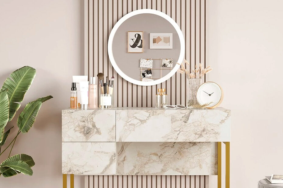creare la postazione trucco