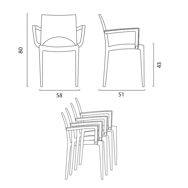 Paris chair by Grand Soleil Paris chair by Grand Soleil