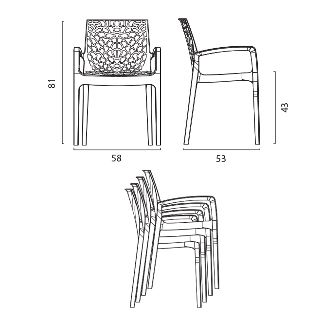 Sillas con reposabrazos Gruvyer Arm Sillas con reposabrazos Gruvyer Arm